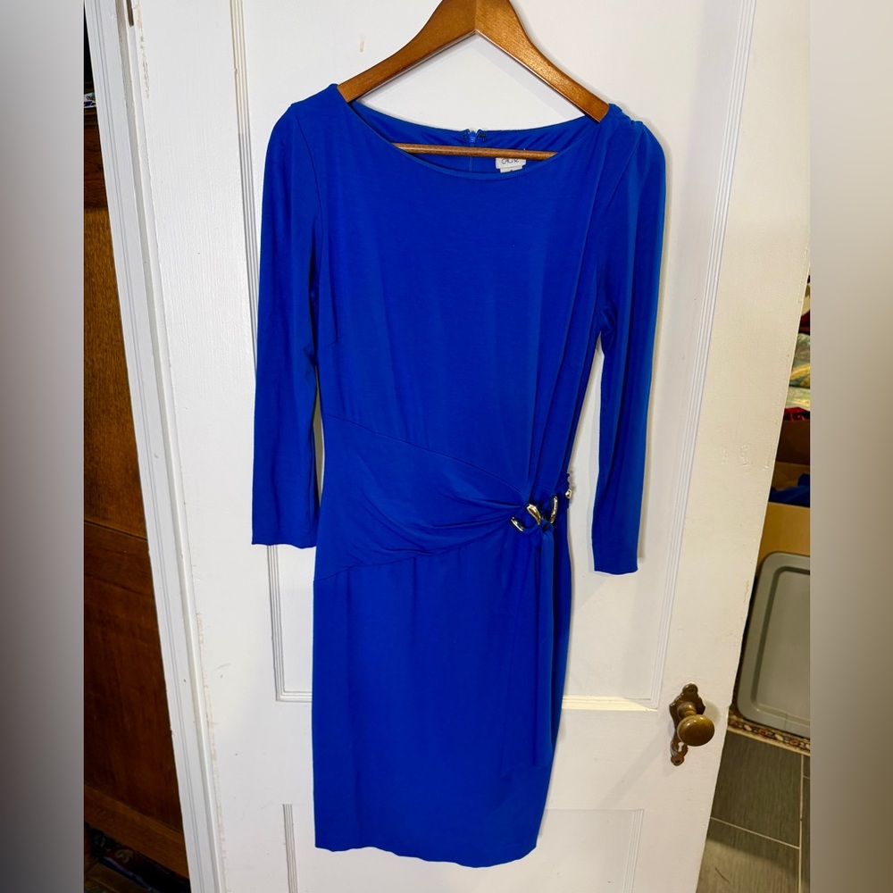 Cache Royal Blue Long Sleeve Dress
